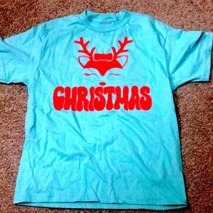 Girls boys Christmas short sleeve holiday Christmas